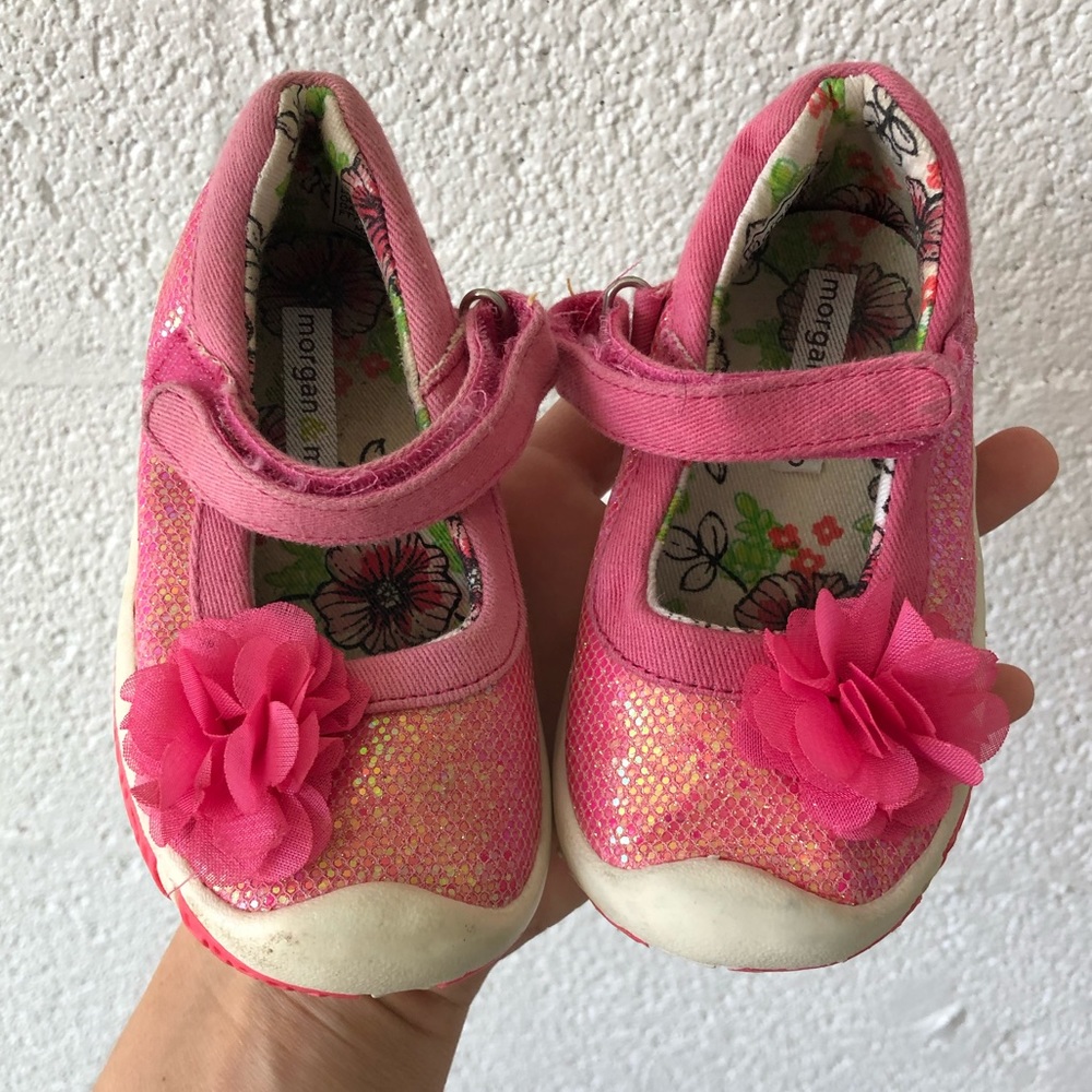 Morgan & Milo glitter Mary Janes sz: 6